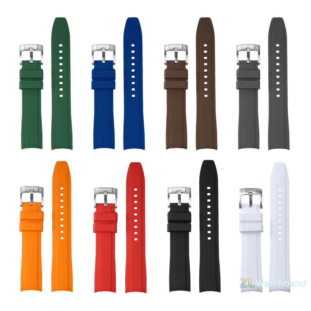 Rolex Watch Daytona - 20mm 22mm Soft Rubber Watch Strap