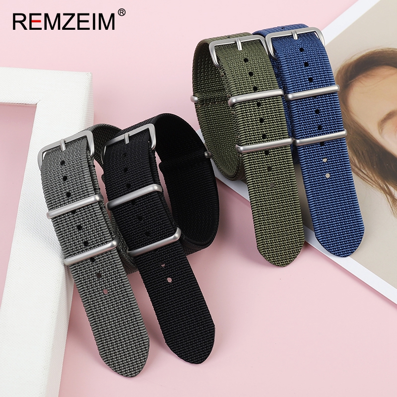 New Ribbed Nylon Watch Strap 1 - Canvas Strap Watch review and price