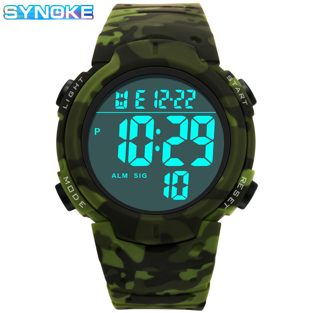 Camouflage Electronic Watch Me - Canvas Strap Watch review and price