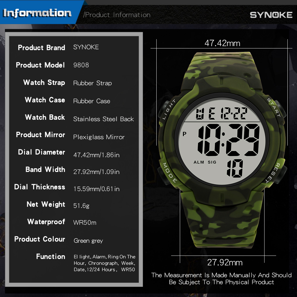 Camouflage Electronic Watch Me - Canvas Strap Watch review and price