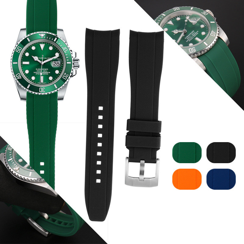 Curved Interface Rubber Strap  - Rubber Strap Diver review and price