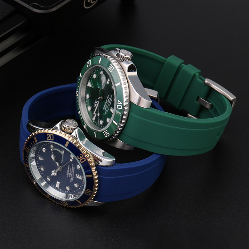 Curved Interface Rubber Strap  - Rubber Strap Diver review and price