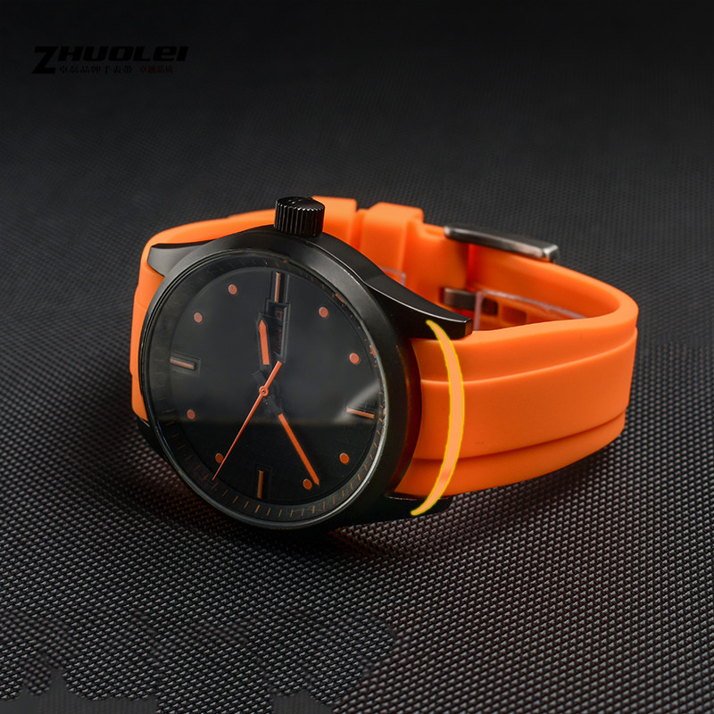 Curved Interface Rubber Strap  - Rubber Strap Diver review and price