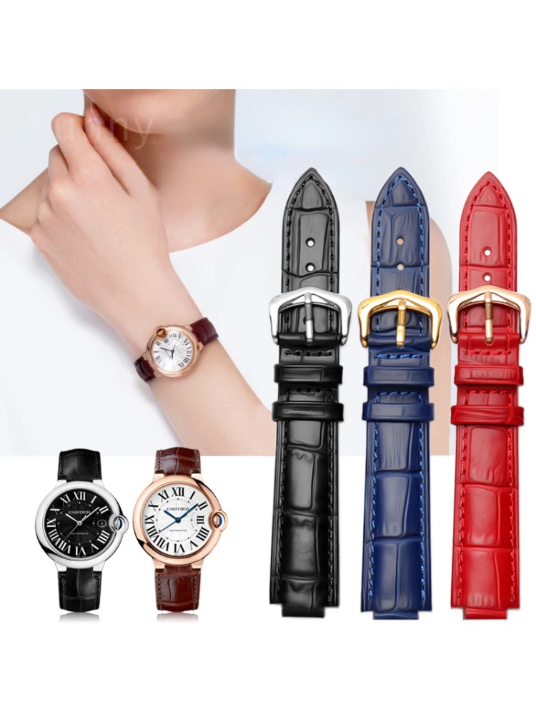 Genuine Leather Watch Strap fo - Cartier Watch Tank review and price