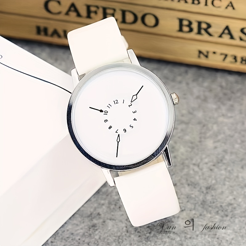 1PC Personality Concept Black  - Canvas Strap Watch review and price