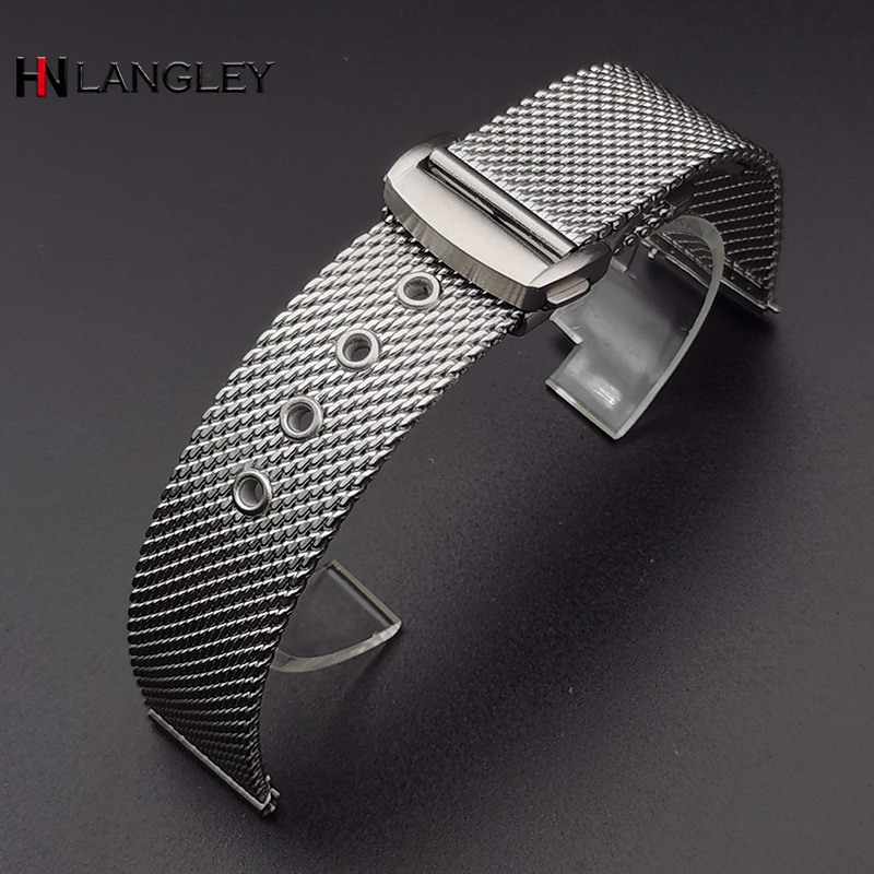 20mm 22mm Mesh Milanese Watch  - Butterfly Clasp Deployant review and price