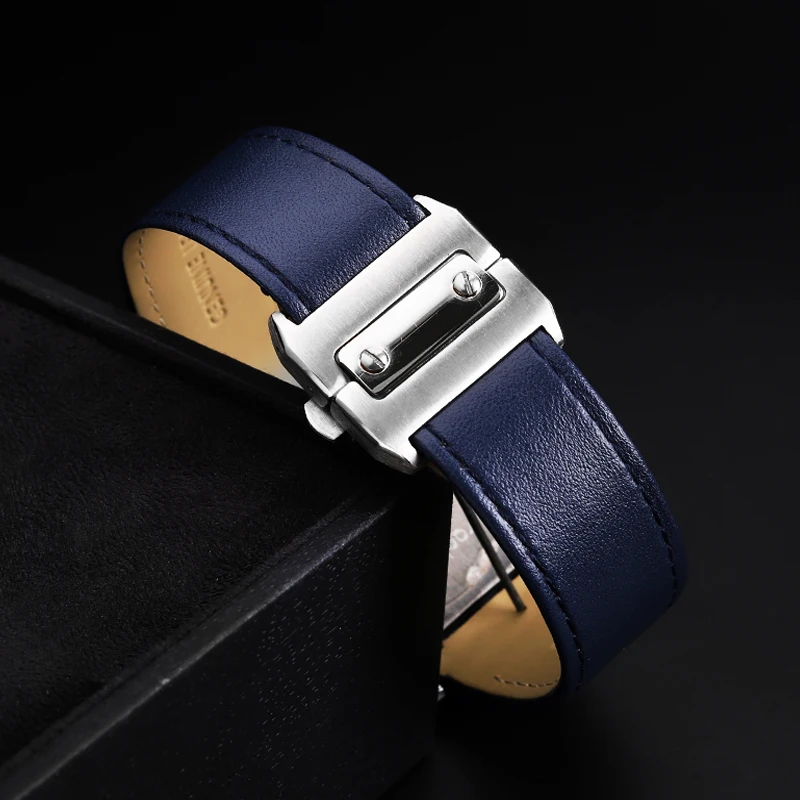 Genuine Lea/ther Watch Strap f - Cartier Watch Tank review and price