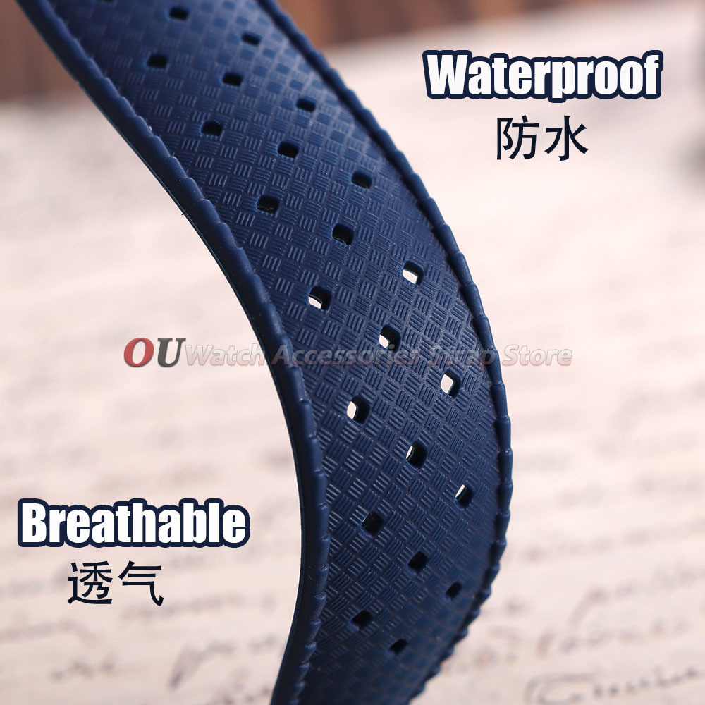 Quick Release Premium Tropical - Rubber Strap Diver review and price