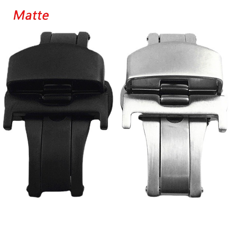 Matte Stainless Steel Butterfl - Butterfly Clasp Deployant review and price