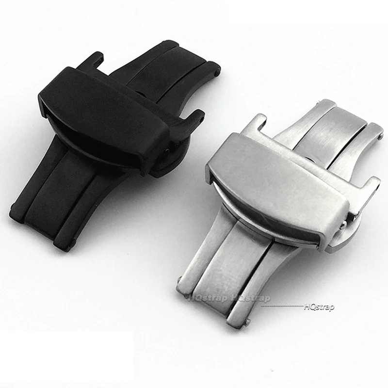Matte Stainless Steel Butterfl - Butterfly Clasp Deployant review and price