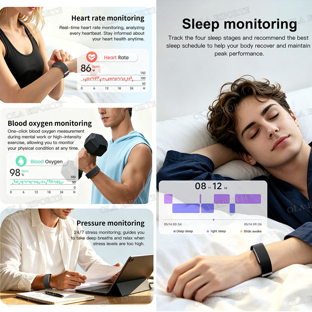 New Screenless Fitness Tracker - Canvas Strap Watch review and price