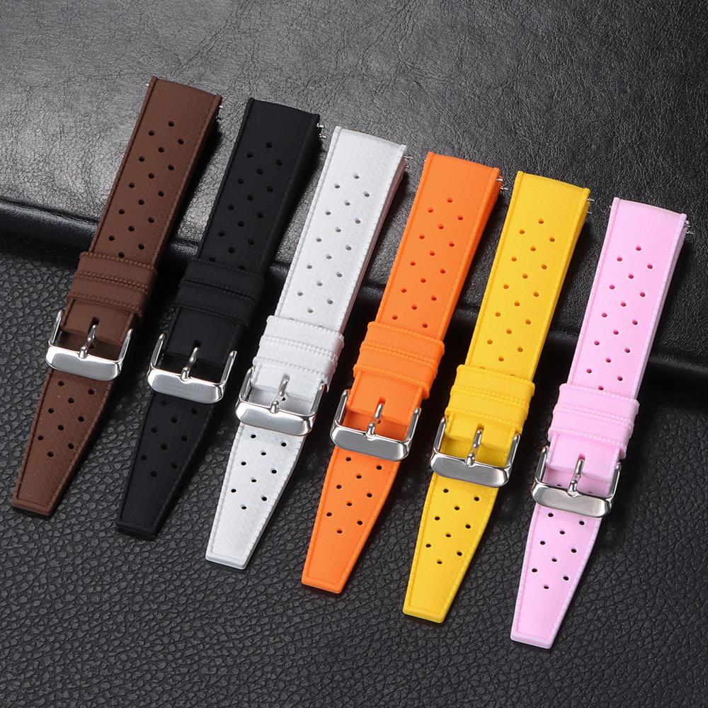 18mm 20mm 22mm Tropical Silico - Canvas Strap Watch review and price