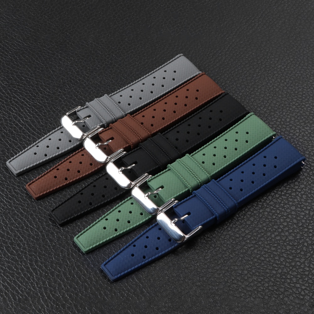 18mm 20mm 22mm Tropical Silico - Canvas Strap Watch review and price